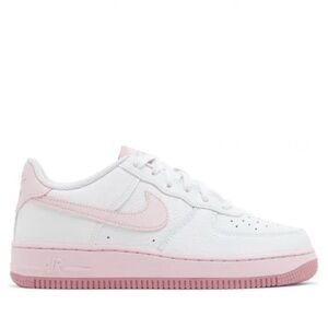 White and Pink Air Force 1s